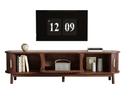 Mueble de TV 165x39,5x46cm - para televisores de hasta 65" - marrón