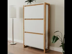 Mueble de zapatos con 3 abatibles L70 cm - DENVER