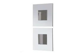 Mueble Entrada Cajún 2 Espejos Blanco 70cm