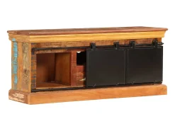 Mueble para la TV madera maciza reciclada 110x30x45 cm