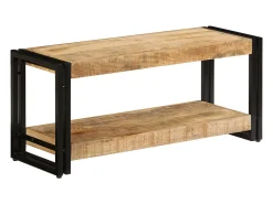 Mueble para la TV madera maciza de mango 90x30x40 cm