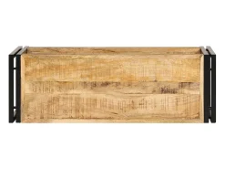Mueble para la TV madera maciza de mango 90x30x40 cm