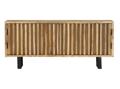 Mueble para la TV madera maciza de mango 90x30x40 cm ES73581