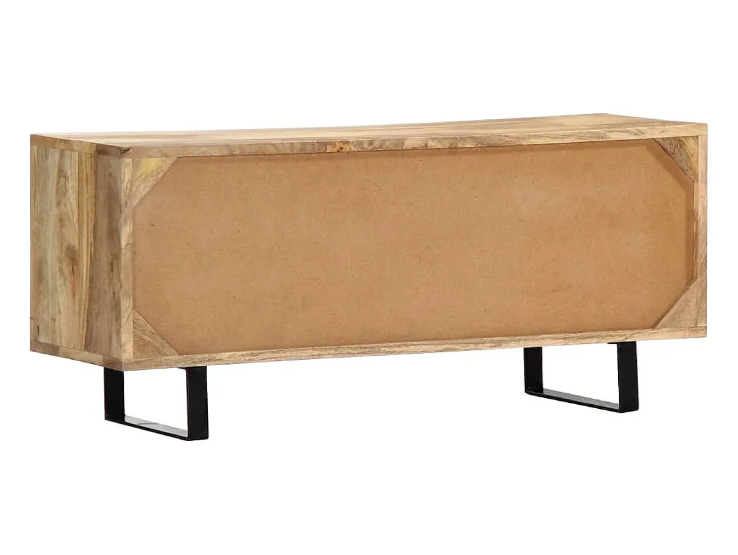 Mueble para la TV madera maciza de mango 90x30x40 cm