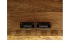 Mueble para la TV madera maciza de mango 90x30x40 cm
