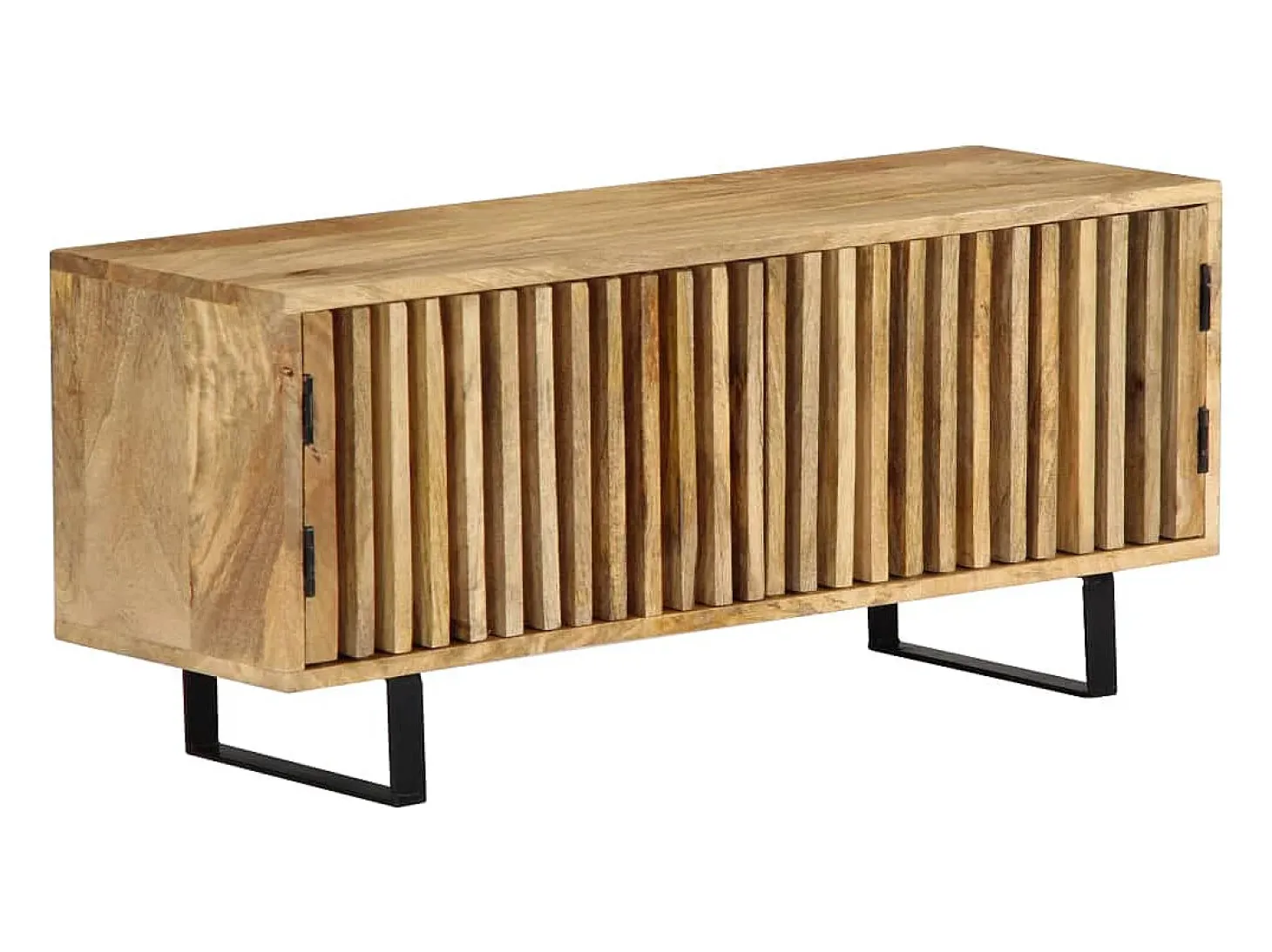 Mueble para la TV madera maciza de mango 90x30x40 cm