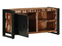 Mueble para la TV 80x30x40 madera maciza reciclada