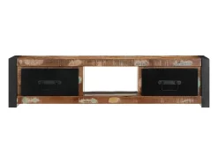 Mueble para la TV 100x30x25 madera maciza reciclada