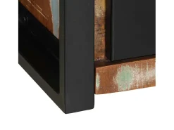 Mueble para la TV 100x30x25 madera maciza reciclada