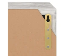 Mueble para televisión aglomerado hormigón 88,5x27x5x30,5 cm