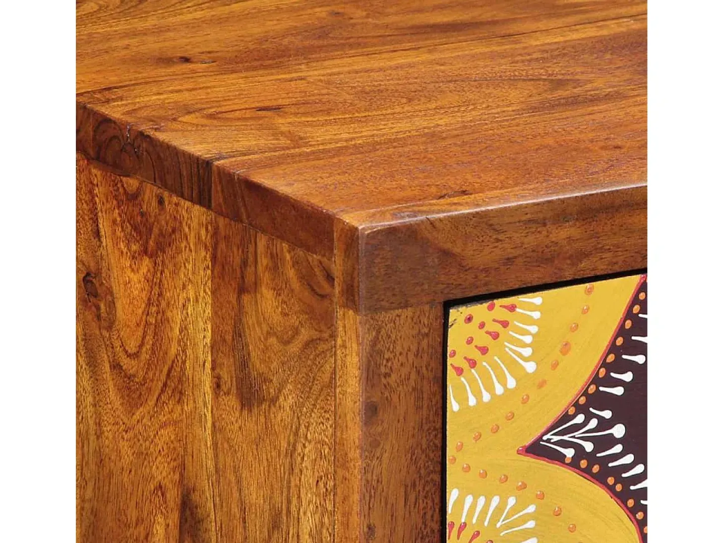 Mueble para teléfono con cajón Marrón 40 x 35 x 75 cm