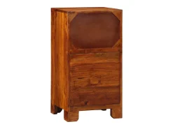 Mueble para teléfono con cajón Marrón 40 x 35 x 75 cm