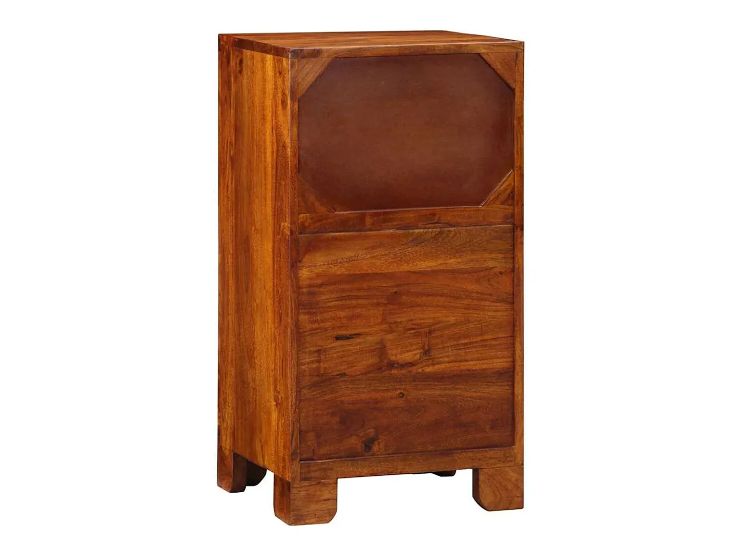 Mueble para teléfono con cajón Marrón 40 x 35 x 75 cm