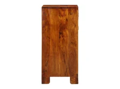 Mueble para teléfono con cajón Marrón 40 x 35 x 75 cm