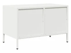 Mueble para TV acero laminado en frío blanco 68x39x43,5 cm