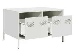 Mueble para TV acero laminado en frío blanco 68x50x43,5 cm