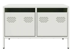 Mueble para TV acero laminado en frío blanco 68x50x43,5 cm