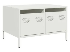 Mueble para TV acero laminado en frío blanco 68x50x43,5 cm