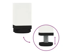 Mueble para TV acero laminado en frío blanco 68x39x43,5 cm