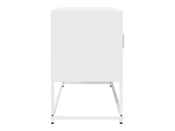 Mueble para TV acero laminado en frío blanco 100,5x39x60,5 cm