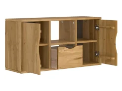 Mueble para TV con cajón ODDA 79x24x40 cm madera pino maciza