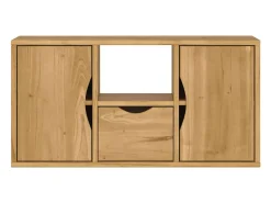 Mueble para TV con cajón ODDA 79x24x40 cm madera pino maciza