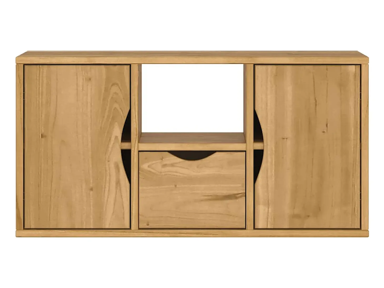 Mueble para TV con cajón ODDA 79x24x40 cm madera pino maciza