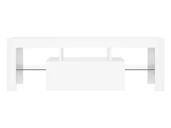 Mueble para TV con luces LED blanco 120x35x40 cm