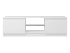 Mueble para TV con luces LED blanco 120x30x35,5 cm