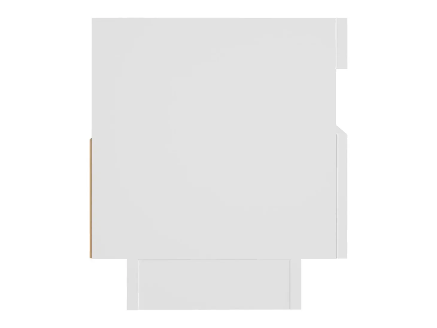 Mueble para TV con luces LED blanco 80x35x40 cm
