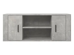 Mueble para TV contrachapada gris hormigón 100x35x40 cm