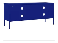 Mueble para TV de acero azul marino 105x35x50 cm