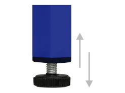 Mueble para TV de acero azul marino 105x35x50 cm