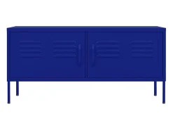 Mueble para TV de acero azul marino 105x35x50 cm