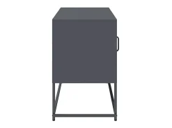Mueble para TV de acero gris antracita 100,5x39x60,5 cm