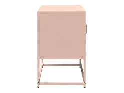 Mueble para TV de acero rosa 68x39x60,5 cm