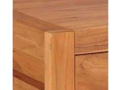 Mueble para TV de madera reciclada de teca 100x40x45 cm