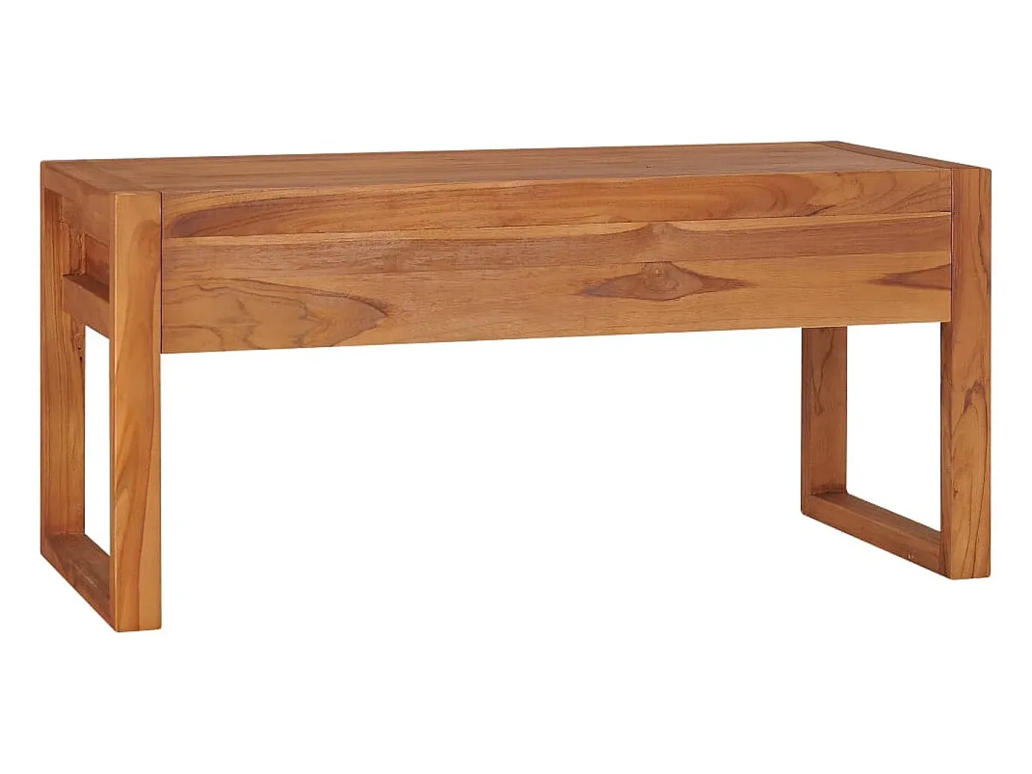 Mueble para TV de madera reciclada de teca 100x40x45 cm
