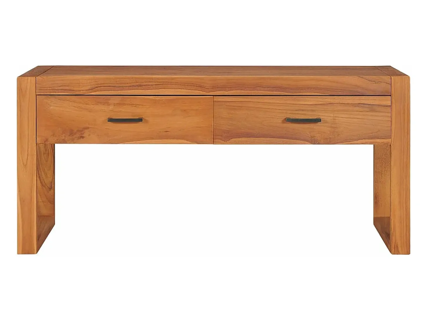 Mueble para TV de madera reciclada de teca 100x40x45 cm