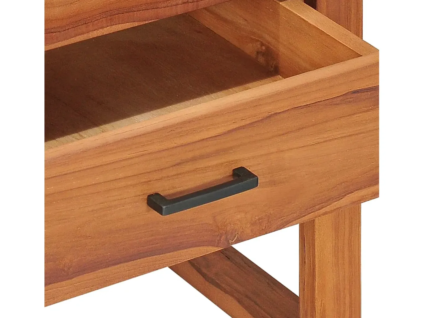 Mueble para TV de madera reciclada de teca 100x40x45 cm