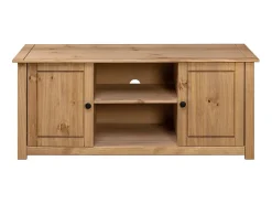 Mueble para TV de madera maciza pino estilo Panamá 120x40x50 cm ES27500