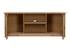 Mueble para TV de madera maciza pino estilo Panamá 120x40x50 cm ES27500