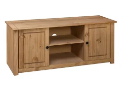 Mueble para TV de madera maciza pino estilo Panamá 120x40x50 cm ES27500