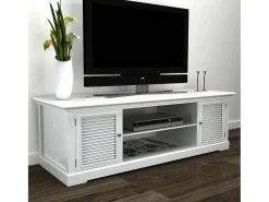 Mueble para TV de madera blanco
