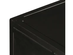 Mueble para TV de madera maciza de mango rugosa 90x30x40 cm