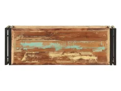 Mueble para TV de madera maciza reciclada 90x30x40 cm