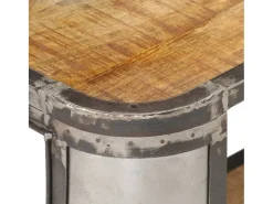 Mueble para TV de madera maciza de mango 150x30x40 cm