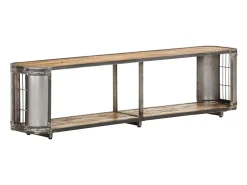 Mueble para TV de madera maciza de mango 150x30x40 cm
