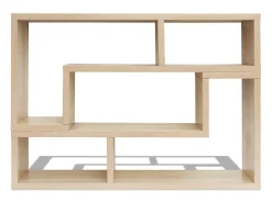Mueble para TV en forma de L color roble