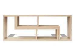 Mueble para TV en forma de L color roble